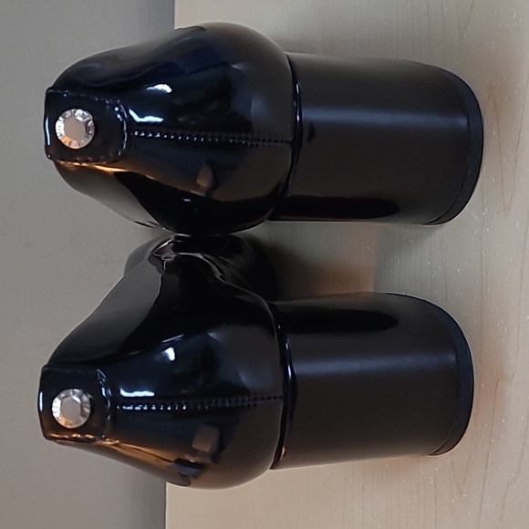 Nine West 9X9 Technology Black Patent Heels 2.5" Block Heels Size 7.5 NWOT - Picture 4 of 8